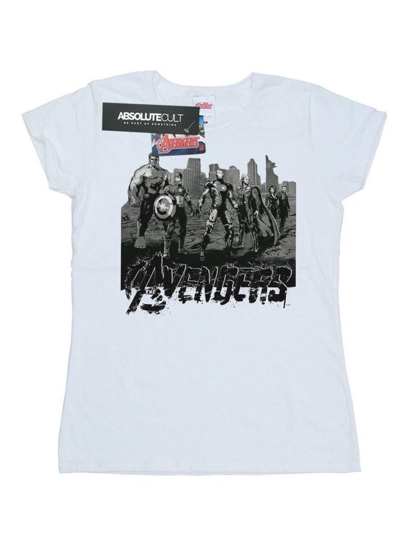 Marvel - T-shirt AVENGERS Blanc - Kiabi