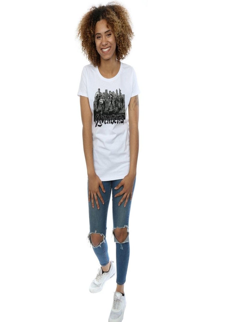 Marvel - T-shirt AVENGERS Blanc - Kiabi