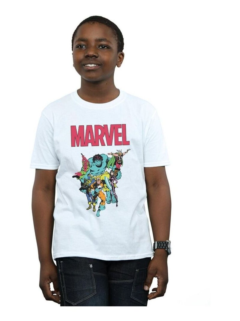 Marvel - T-shirt AVENGERS Blanc - Kiabi