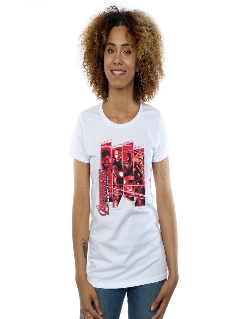 Marvel - T-shirt AVENGERS Blanc - Kiabi