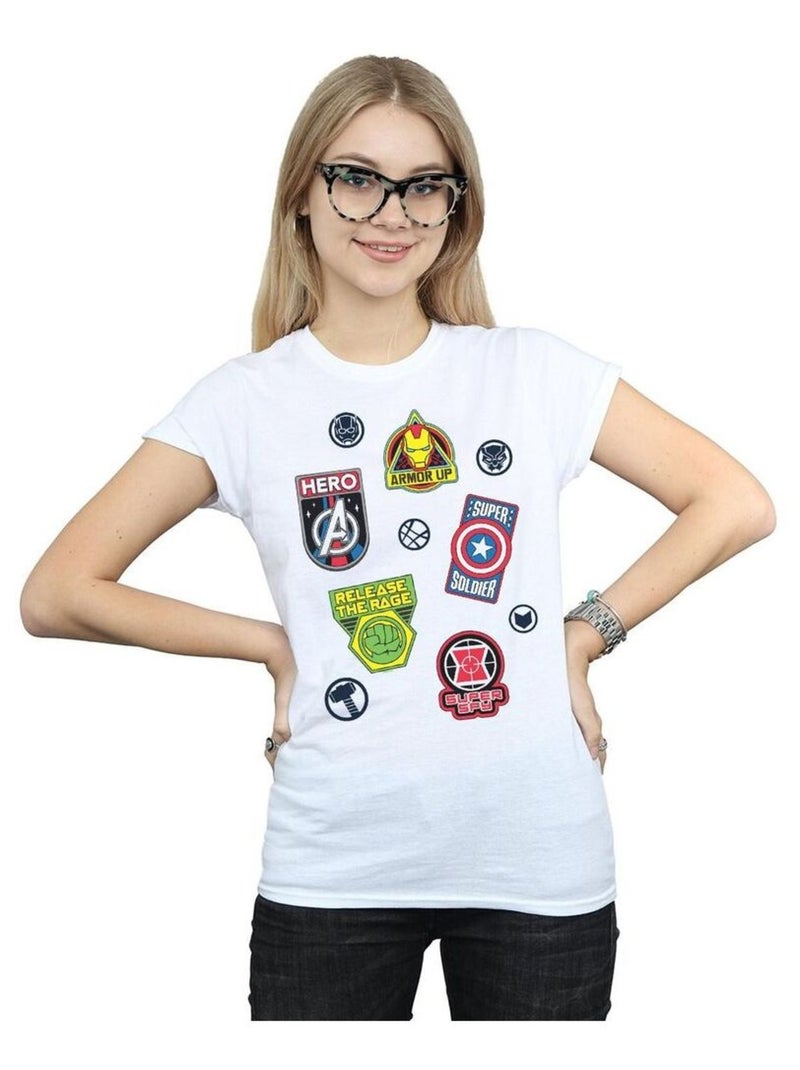 Marvel - T-shirt AVENGERS Blanc - Kiabi