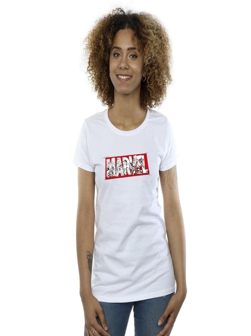 Marvel - T-shirt AVENGERS Blanc - Kiabi