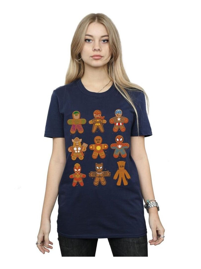 Marvel - T-shirt AVENGERS Bleu marine - Kiabi