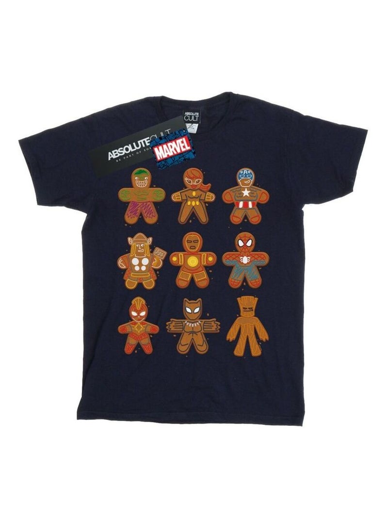 Marvel - T-shirt AVENGERS Bleu marine - Kiabi
