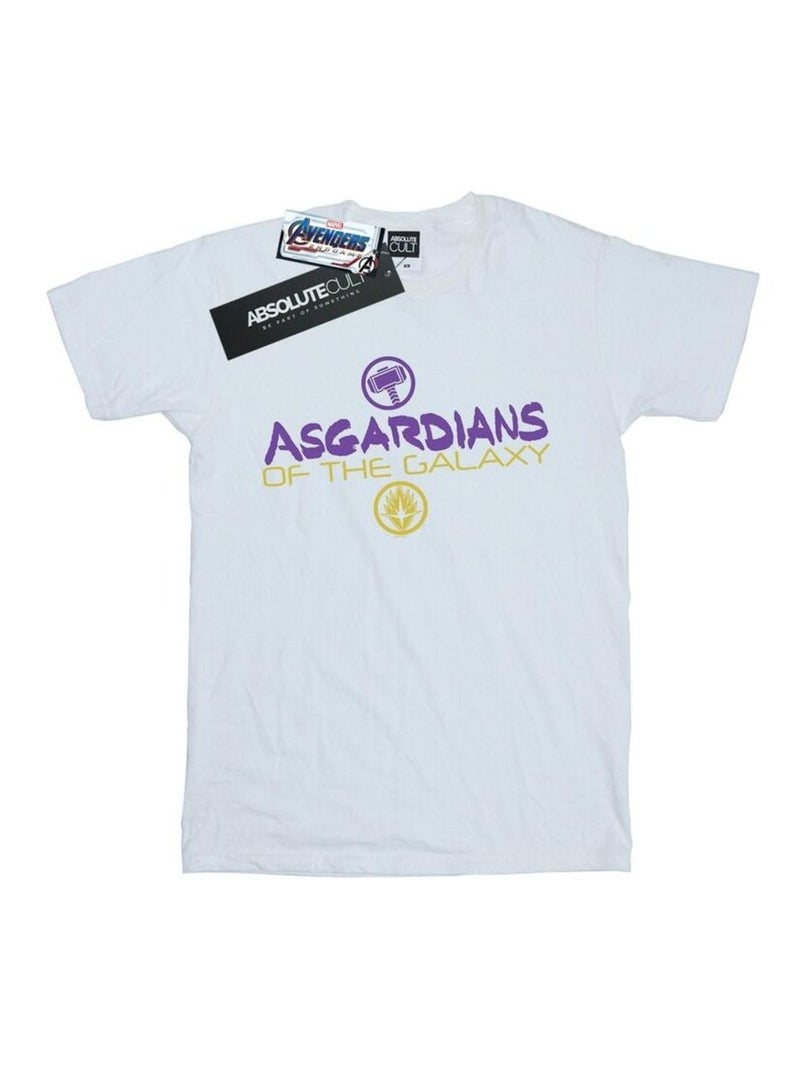 Marvel - T-shirt AVENGERS ENDGAME ASGARDIANS OF THE GALAXY Blanc - Kiabi