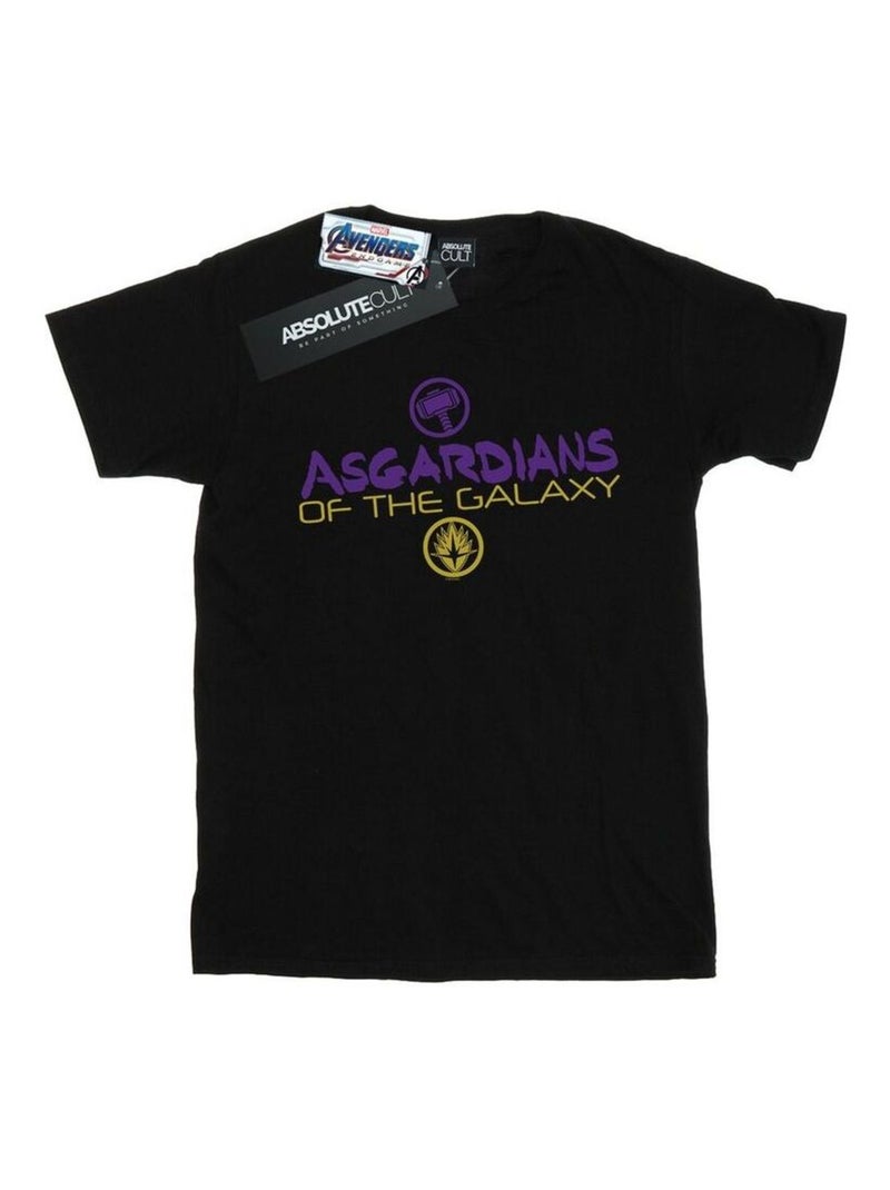 Marvel - T-shirt AVENGERS ENDGAME ASGARDIANS OF THE GALAXY Noir - Kiabi