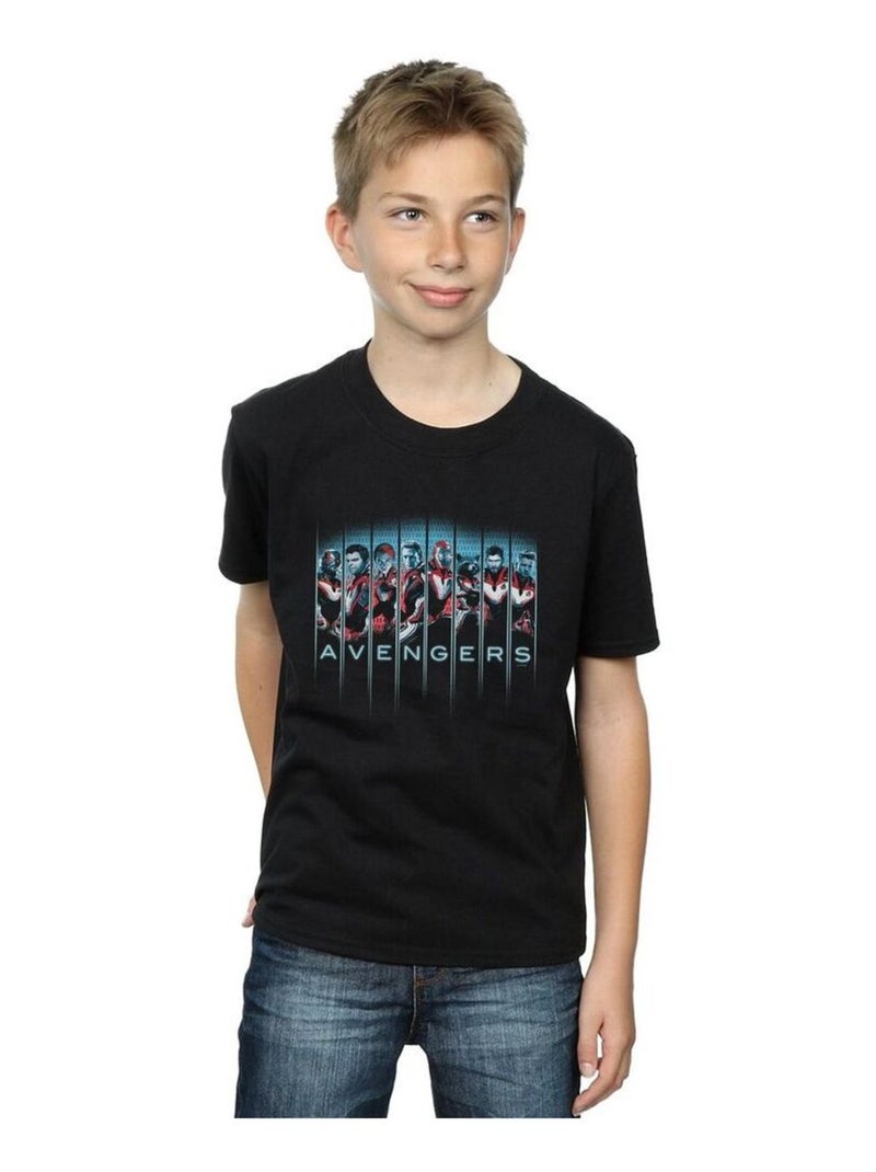 Marvel - T-shirt AVENGERS ENDGAME ASSEMBLE Noir - Kiabi