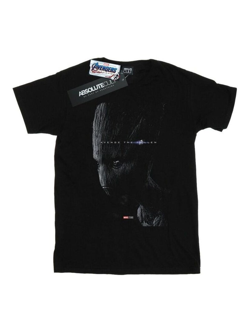 Marvel - T-shirt AVENGERS ENDGAME AVENGE THE FALLEN Noir - Kiabi