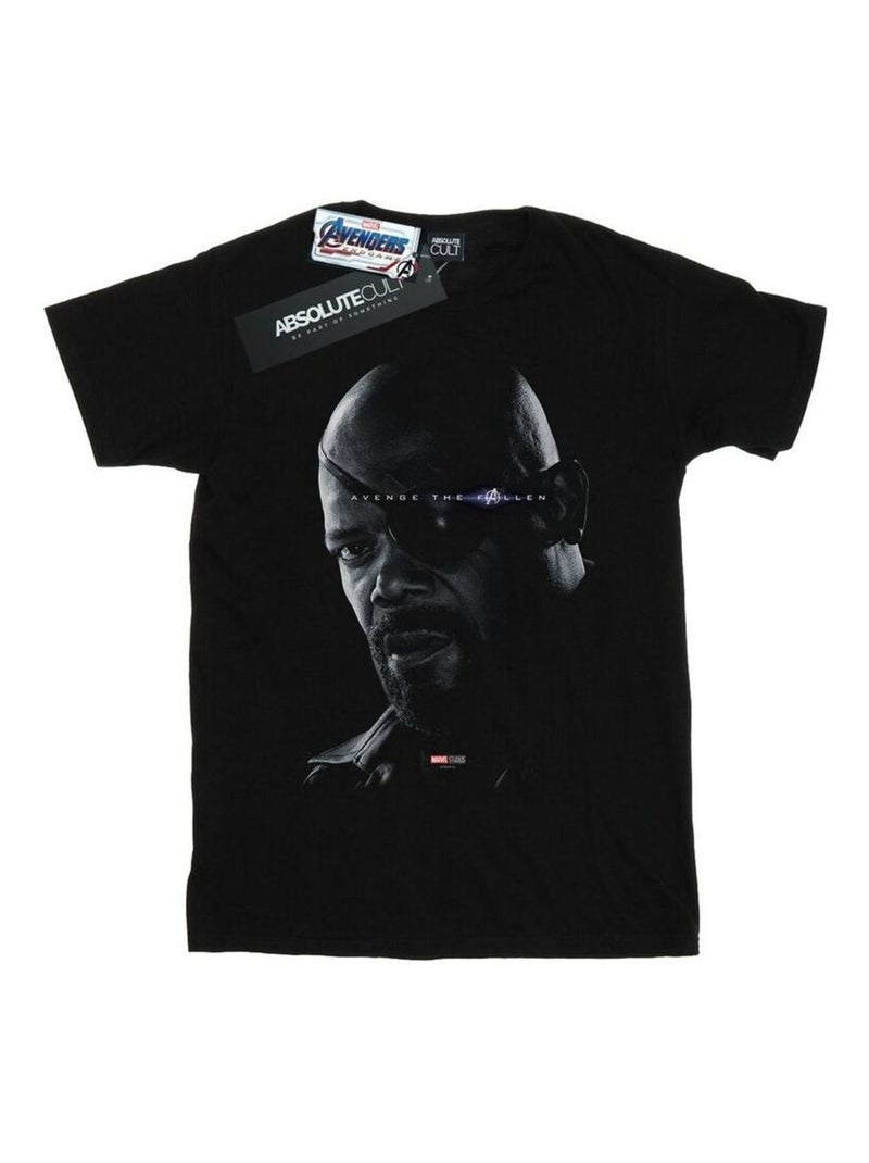 Marvel - T-shirt AVENGERS ENDGAME AVENGE THE FALLEN Noir - Kiabi