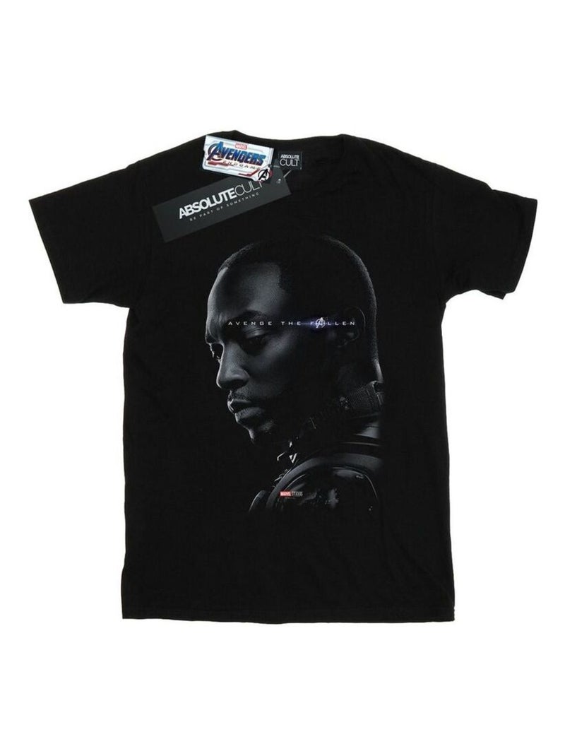 Marvel - T-shirt AVENGERS ENDGAME AVENGE THE FALLEN Noir - Kiabi