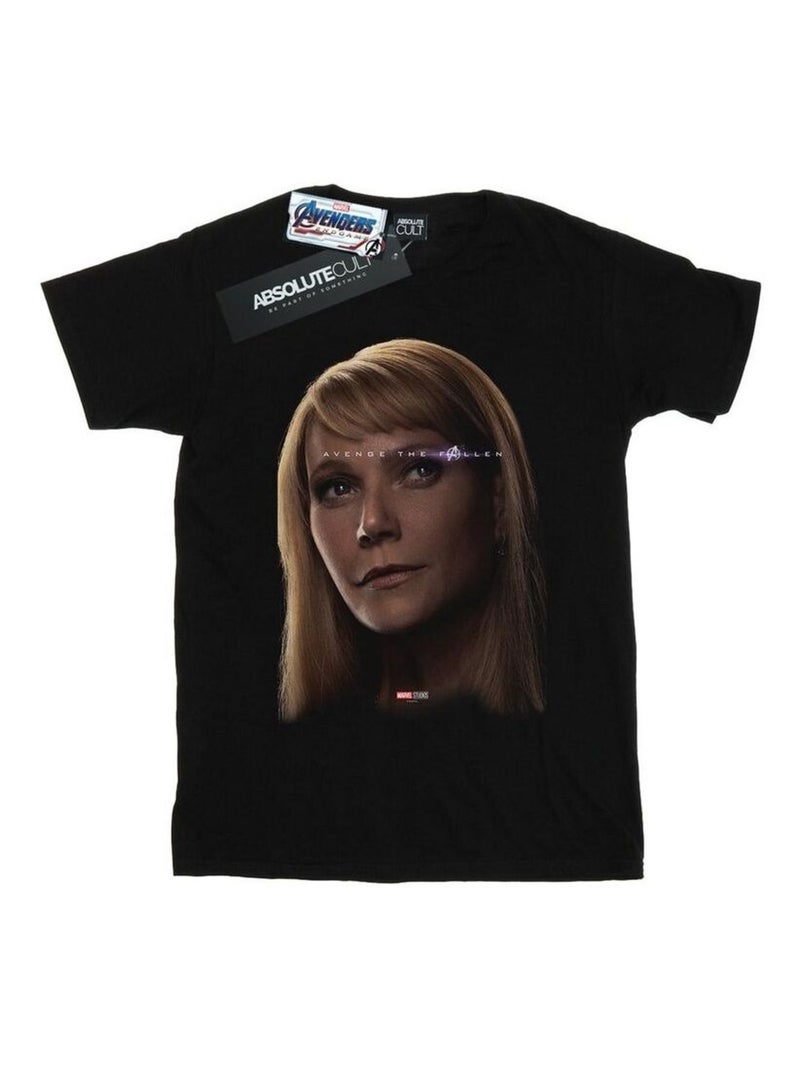 Marvel - T-shirt AVENGERS ENDGAME AVENGE THE FALLEN Noir - Kiabi