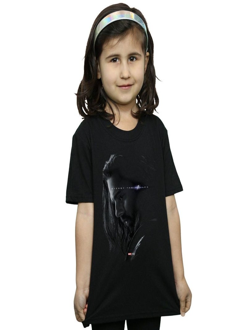 Marvel - T-shirt AVENGERS ENDGAME AVENGE THE FALLEN Noir - Kiabi
