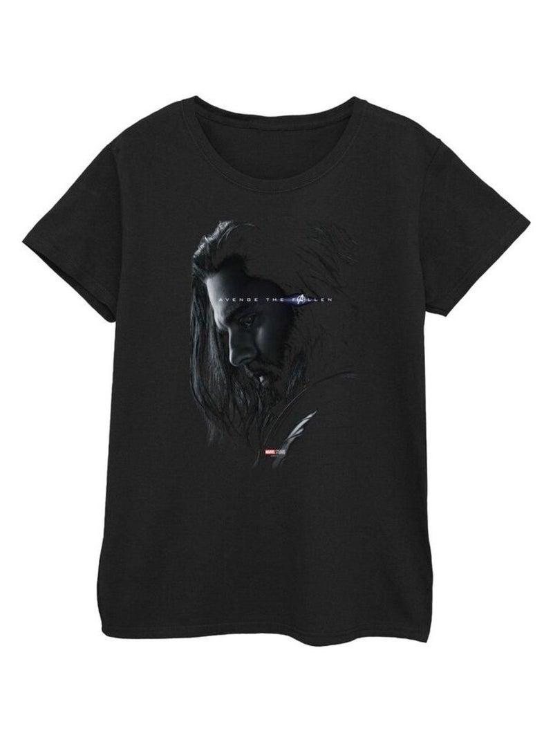 Marvel - T-shirt AVENGERS ENDGAME AVENGE THE FALLEN Noir - Kiabi