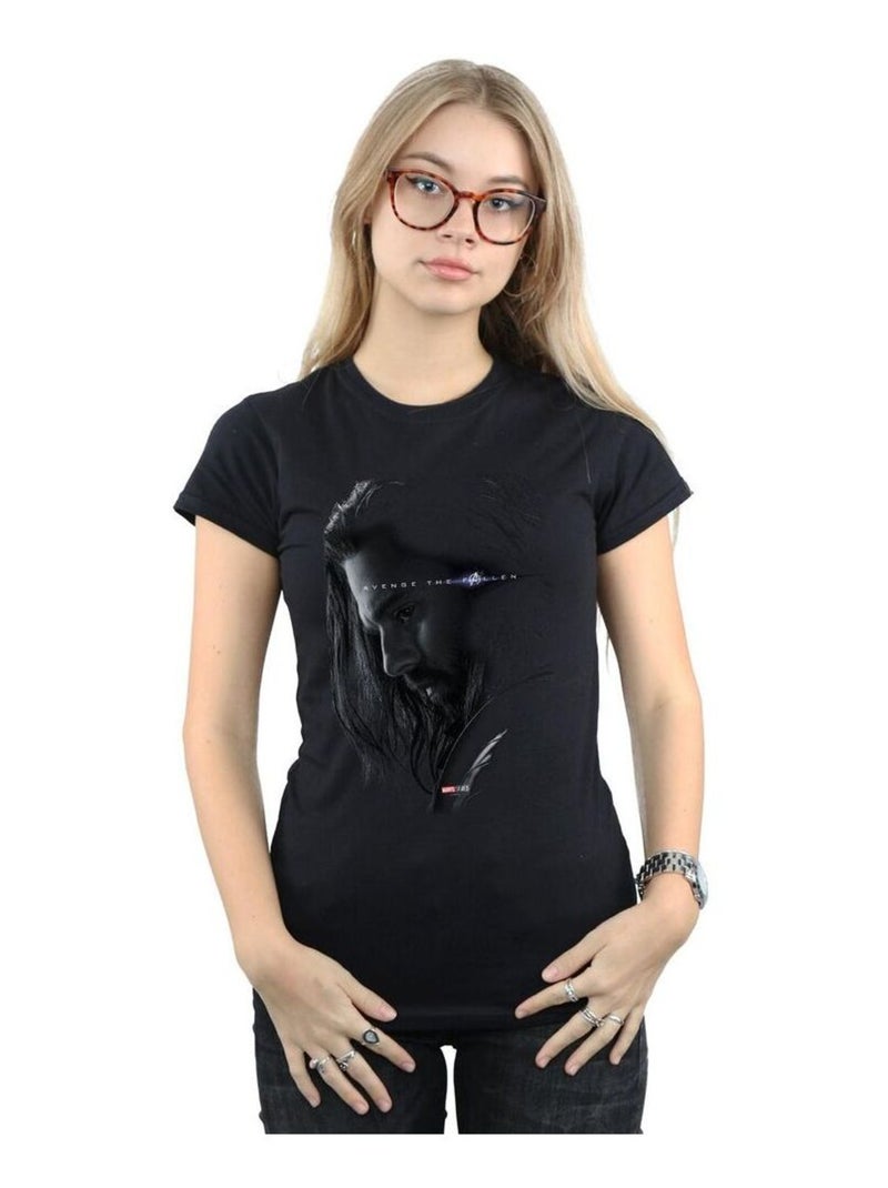 Marvel - T-shirt AVENGERS ENDGAME AVENGE THE FALLEN Noir - Kiabi