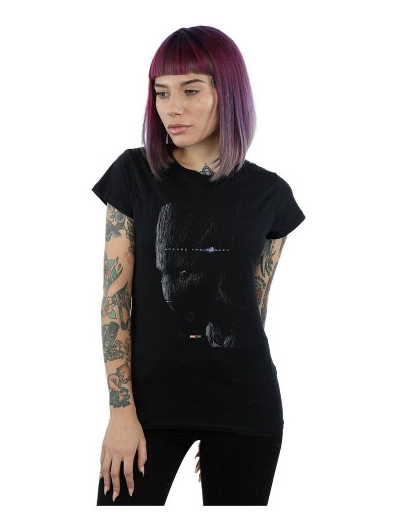 Marvel - T-shirt AVENGERS ENDGAME AVENGE THE FALLEN Noir - Kiabi