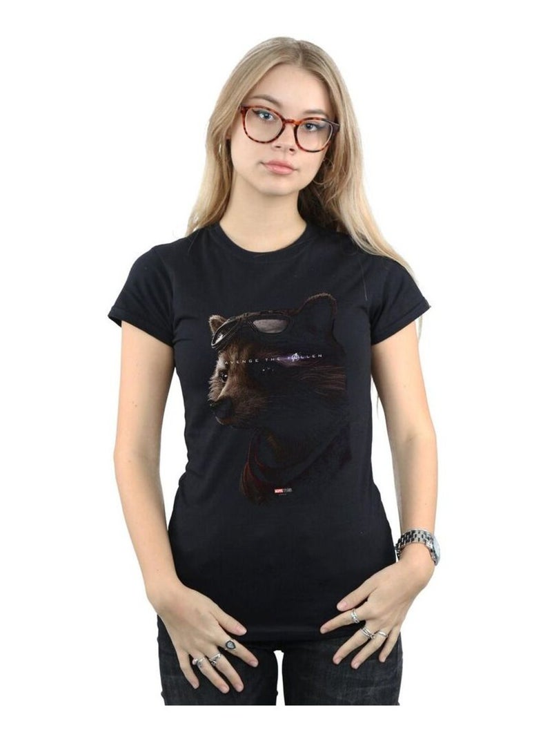 Marvel - T-shirt AVENGERS ENDGAME AVENGE THE FALLEN Noir - Kiabi