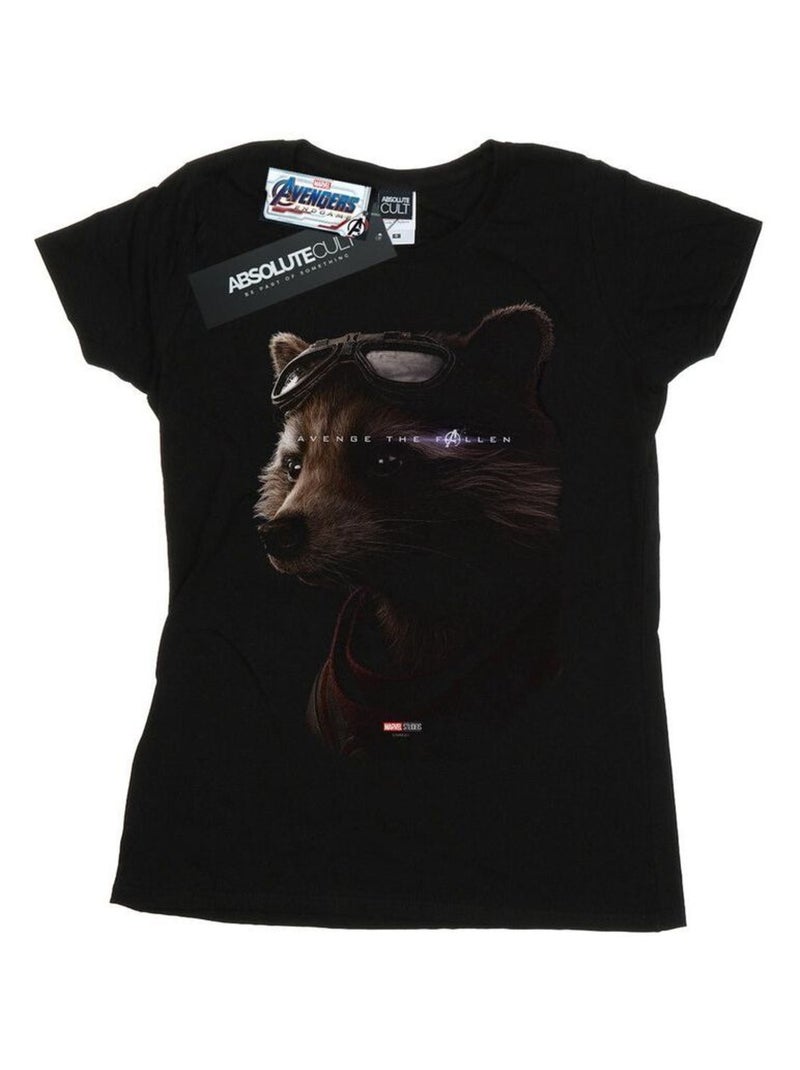 Marvel - T-shirt AVENGERS ENDGAME AVENGE THE FALLEN Noir - Kiabi