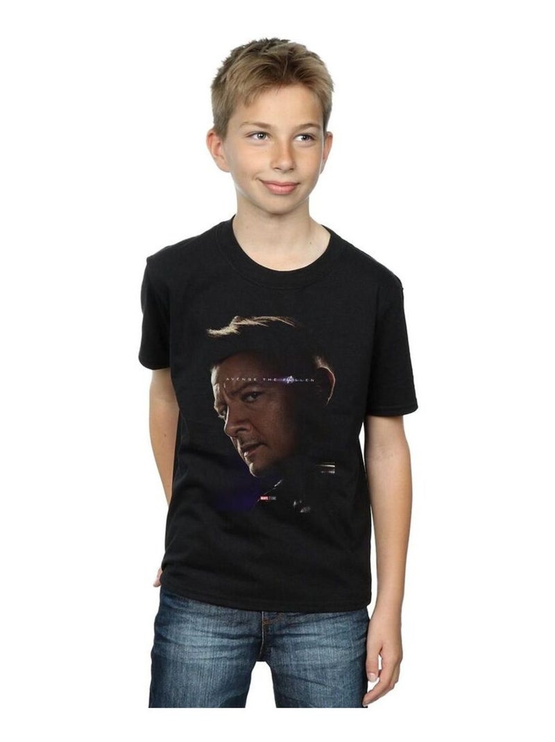 Marvel - T-shirt AVENGERS ENDGAME AVENGE THE FALLEN Noir - Kiabi