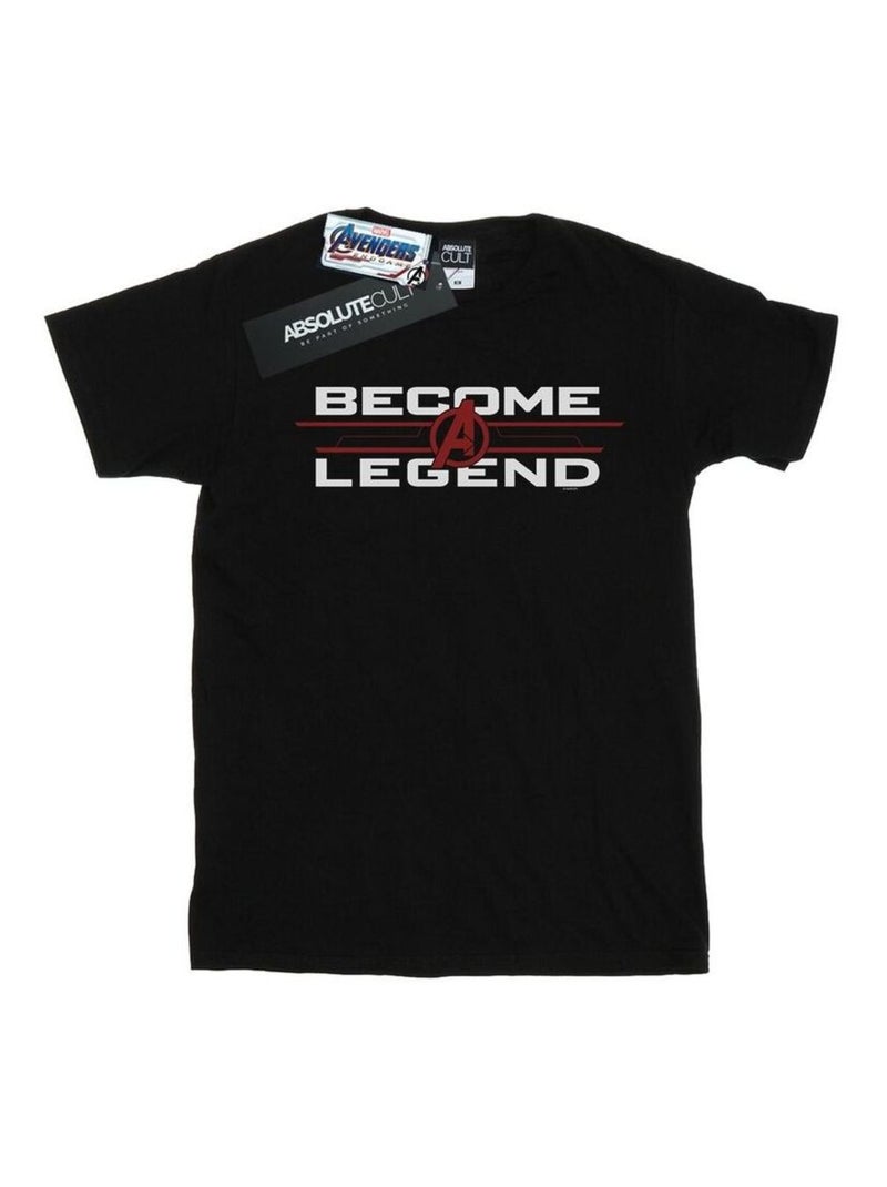 Marvel - T-shirt AVENGERS ENDGAME BECOME A LEGEND Noir - Kiabi