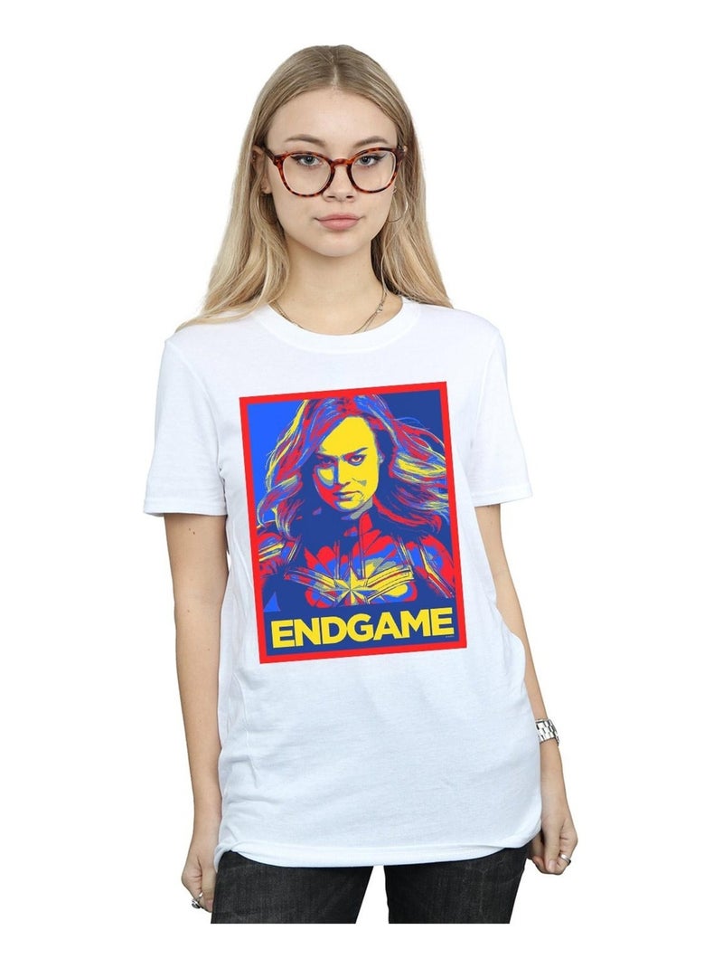 Marvel - T-shirt AVENGERS ENDGAME Blanc - Kiabi
