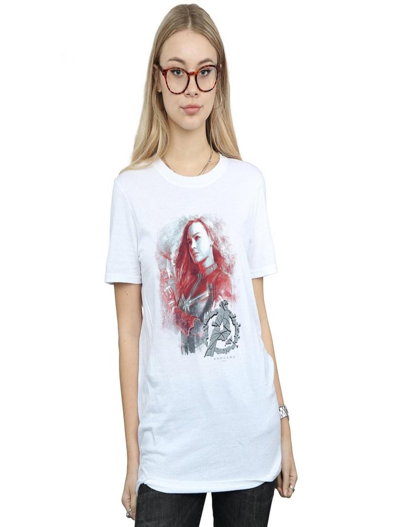 Marvel - T-shirt AVENGERS ENDGAME Blanc - Kiabi