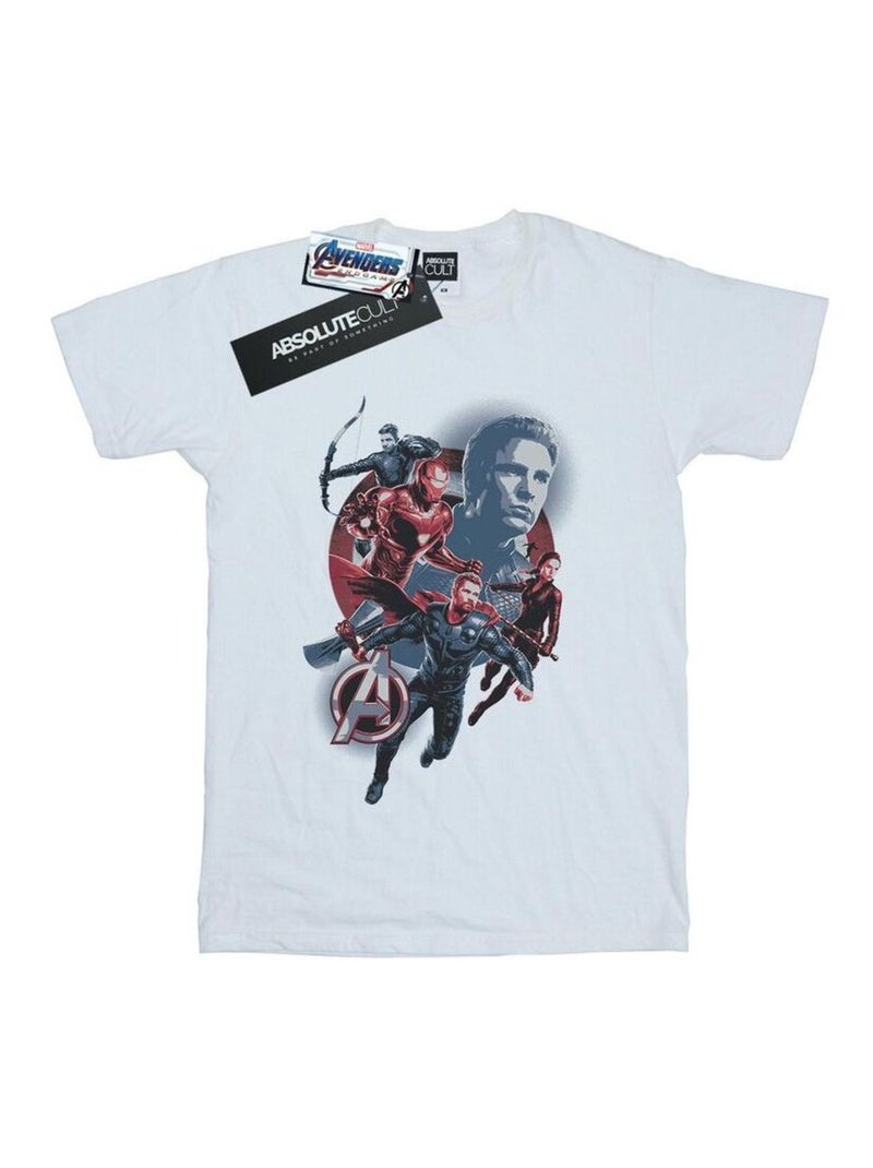 Marvel - T-shirt AVENGERS ENDGAME Blanc - Kiabi