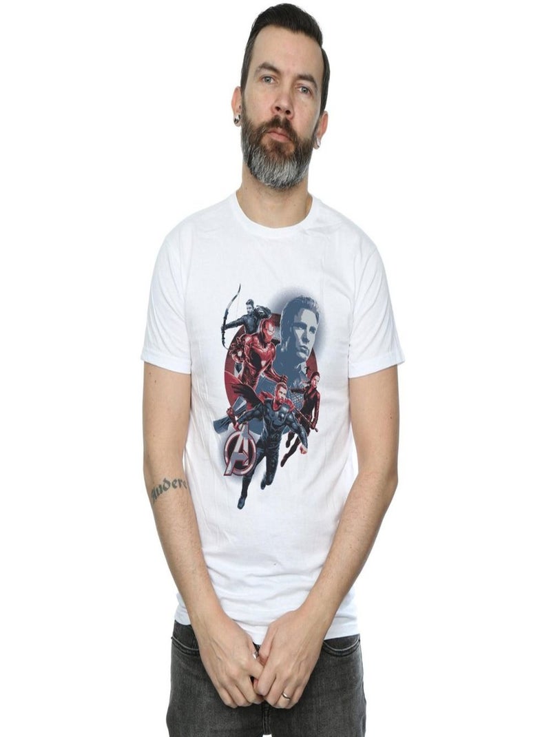 Marvel - T-shirt AVENGERS ENDGAME Blanc - Kiabi