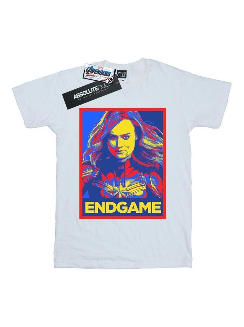 Marvel - T-shirt AVENGERS ENDGAME Blanc - Kiabi