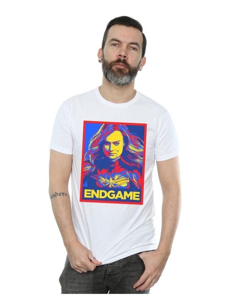 Marvel - T-shirt AVENGERS ENDGAME Blanc - Kiabi