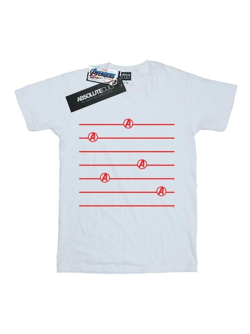 Marvel - T-shirt AVENGERS ENDGAME Blanc - Kiabi