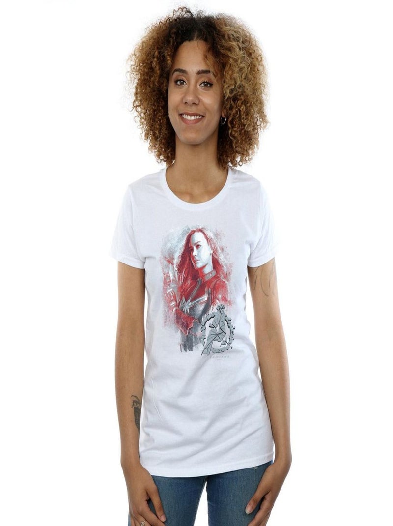 Marvel - T-shirt AVENGERS ENDGAME Blanc - Kiabi