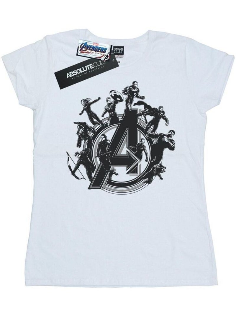 Marvel - T-shirt AVENGERS ENDGAME Blanc - Kiabi