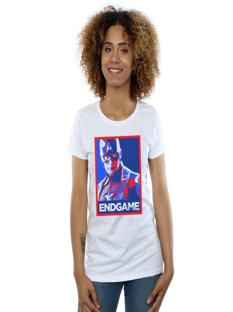 Marvel - T-shirt AVENGERS ENDGAME Blanc - Kiabi