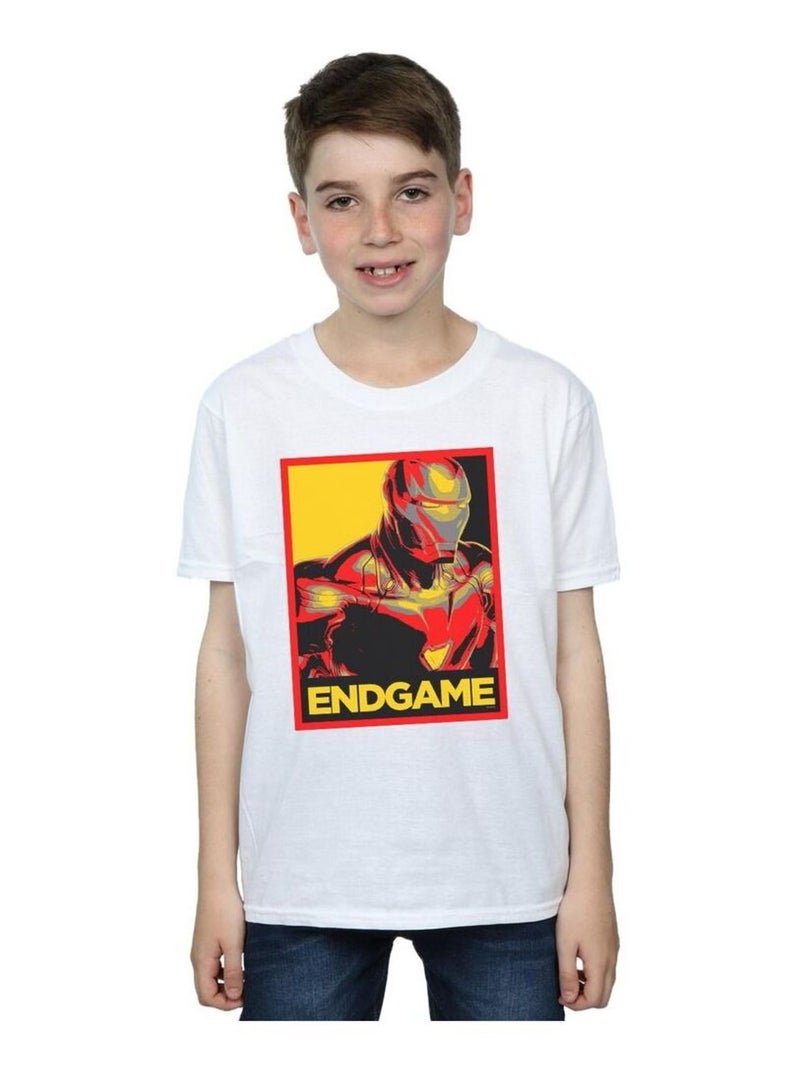 Marvel - T-shirt AVENGERS ENDGAME Blanc - Kiabi