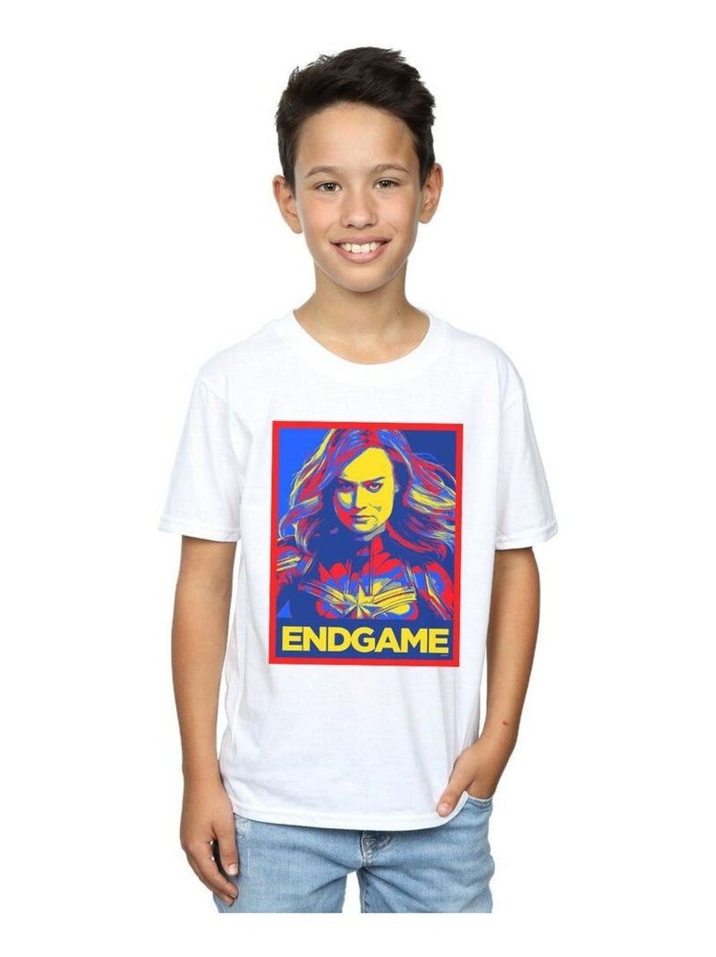 Marvel - T-shirt AVENGERS ENDGAME Blanc - Kiabi