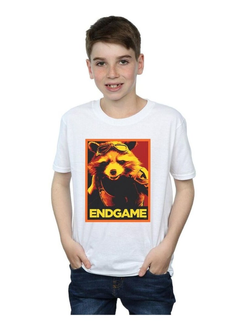 Marvel - T-shirt AVENGERS ENDGAME Blanc - Kiabi