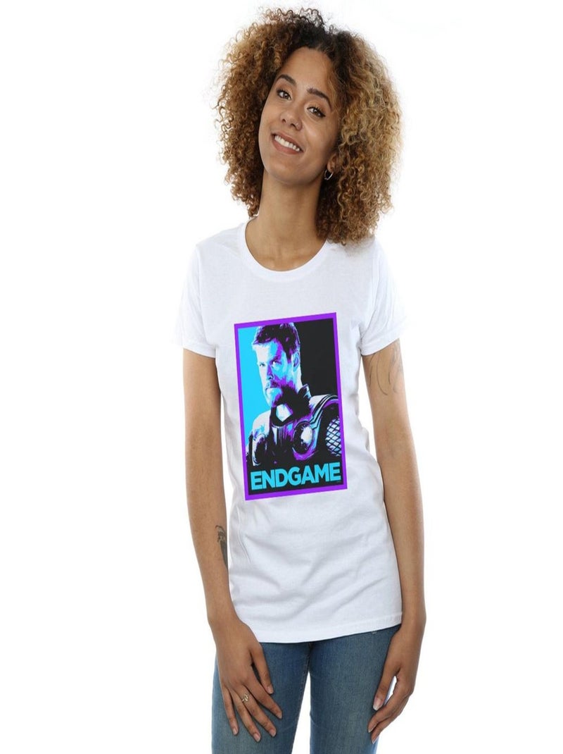 Marvel - T-shirt AVENGERS ENDGAME Blanc - Kiabi