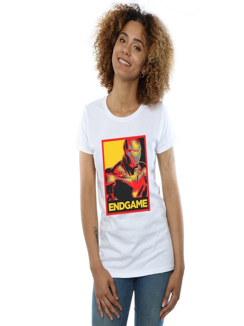 Marvel - T-shirt AVENGERS ENDGAME Blanc - Kiabi