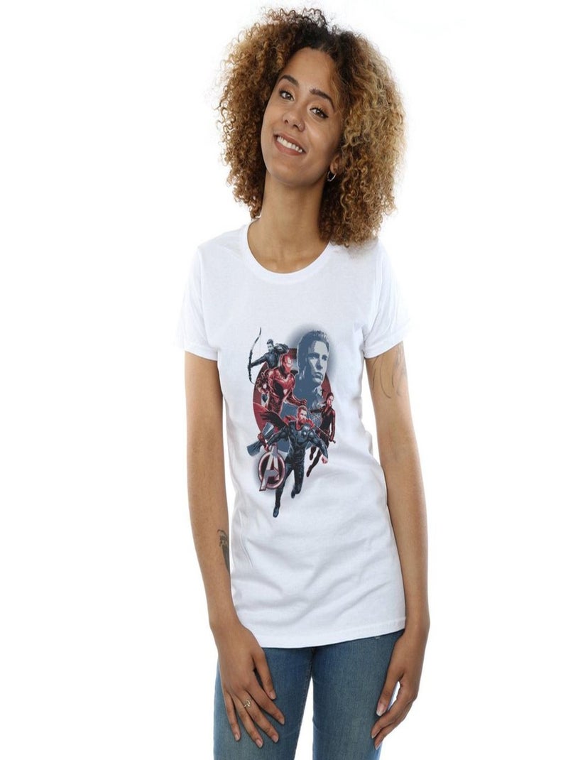 Marvel - T-shirt AVENGERS ENDGAME Blanc - Kiabi