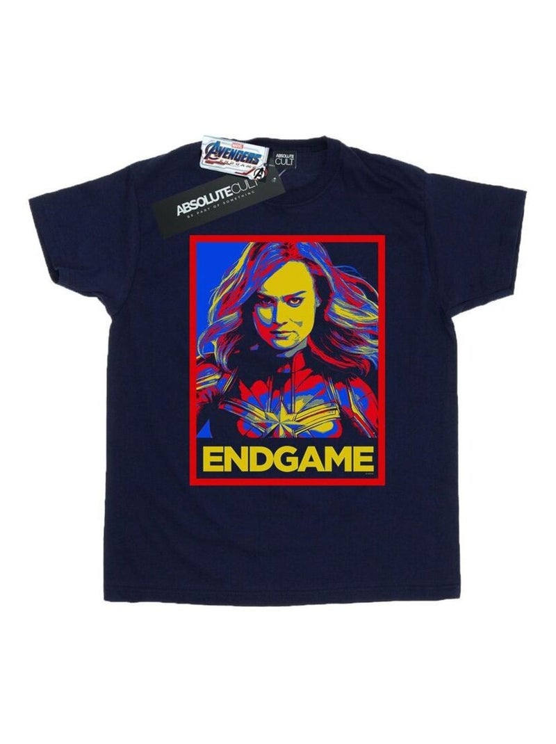 Marvel - T-shirt AVENGERS ENDGAME Bleu marine - Kiabi
