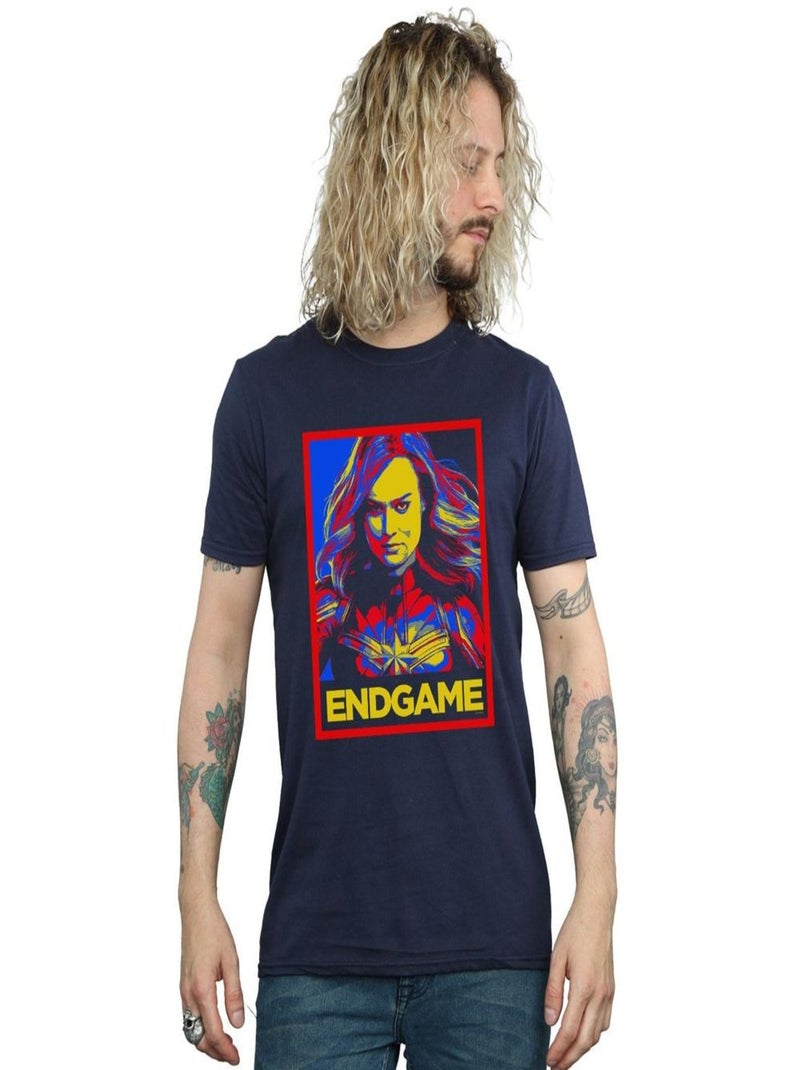 Marvel - T-shirt AVENGERS ENDGAME Bleu marine - Kiabi