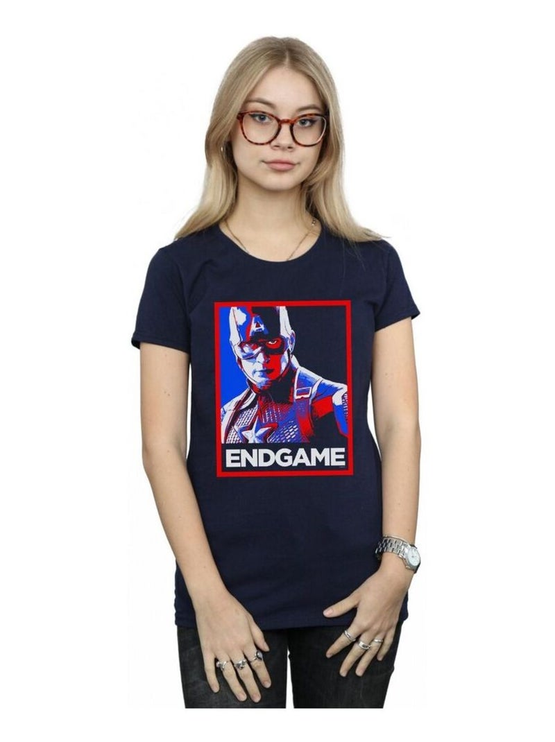 Marvel - T-shirt AVENGERS ENDGAME Bleu marine - Kiabi