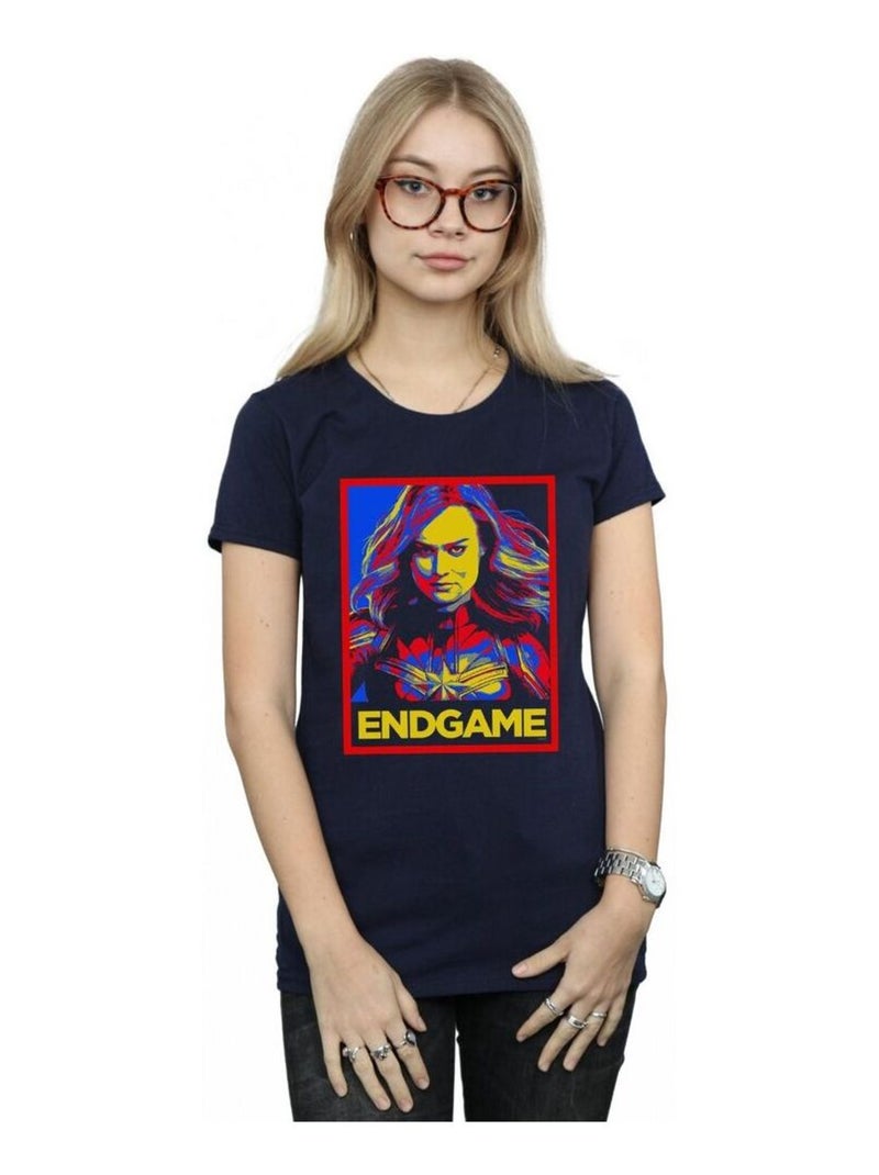 Marvel - T-shirt AVENGERS ENDGAME Bleu marine - Kiabi