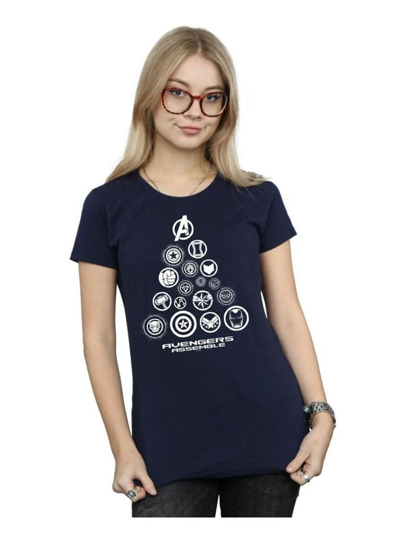 Marvel - T-shirt AVENGERS ENDGAME Bleu marine - Kiabi