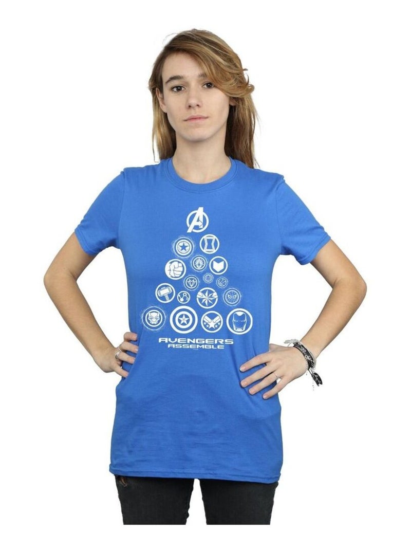 Marvel - T-shirt AVENGERS ENDGAME Bleu roi - Kiabi
