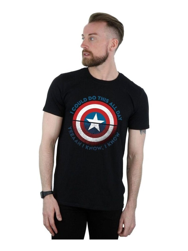 Marvel - T-shirt AVENGERS ENDGAME DO THIS ALL DAY Noir - Kiabi