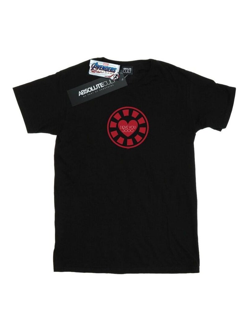 Marvel - T-shirt AVENGERS ENDGAME LOVE YOU Noir - Kiabi