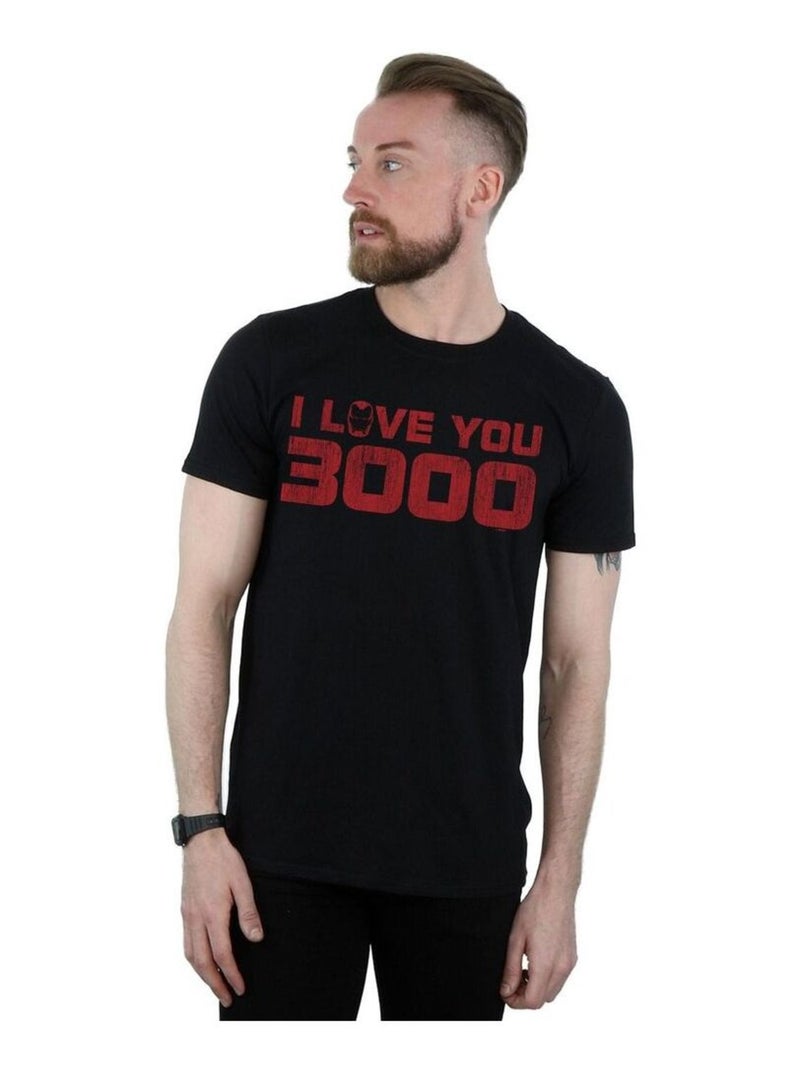 Marvel - T-shirt AVENGERS ENDGAME LOVE YOU Noir - Kiabi