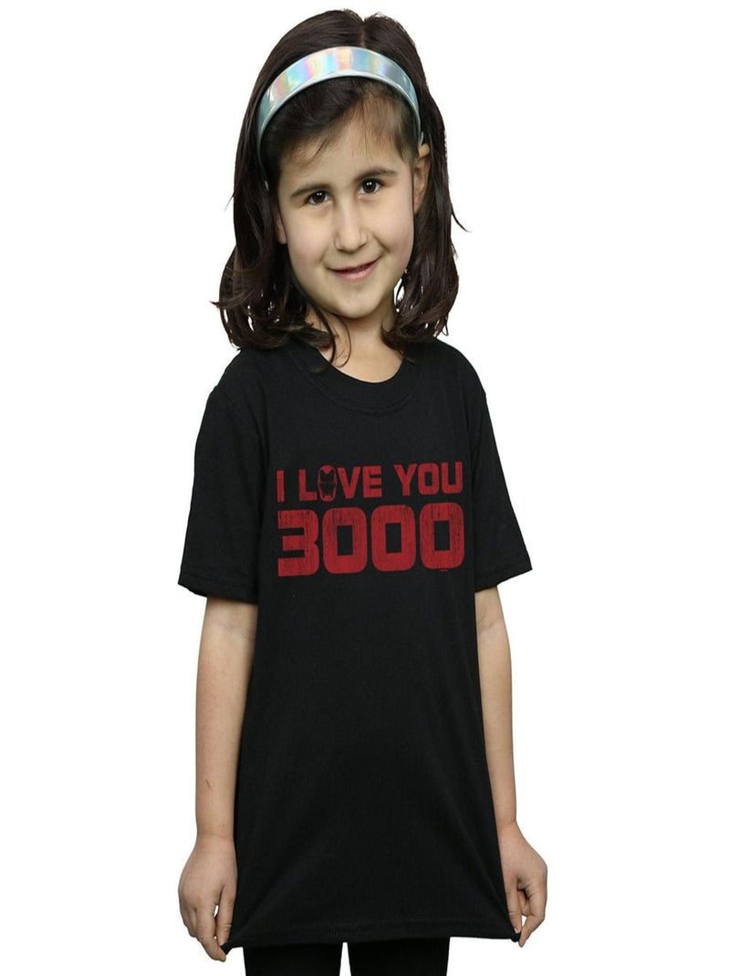 Marvel - T-shirt AVENGERS ENDGAME LOVE YOU Noir - Kiabi