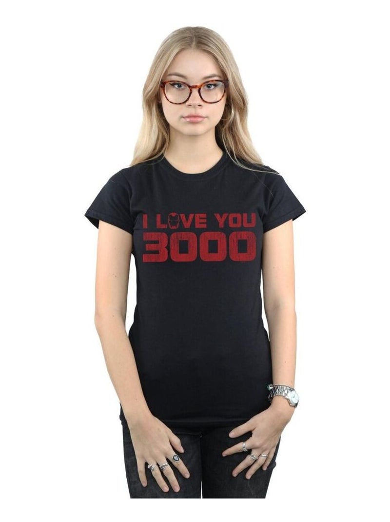 Marvel - T-shirt AVENGERS ENDGAME LOVE YOU Noir - Kiabi
